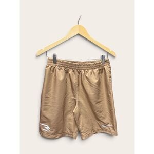 Nike 3Brand Russell Wilson Boys XL Tan Khaki Athletic Training Shorts 13-15Y